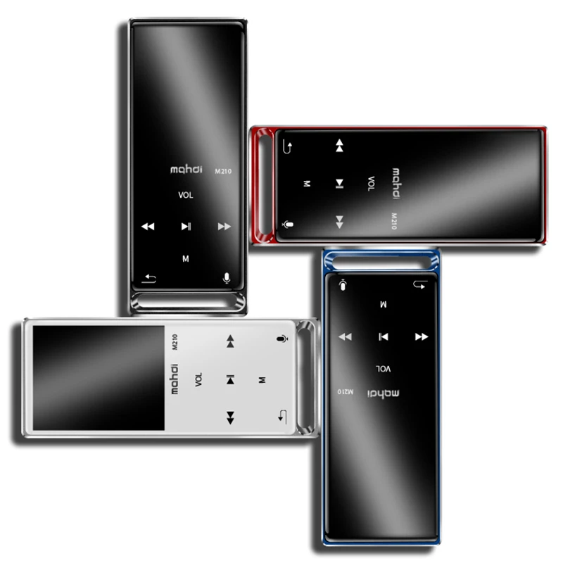 Bluetooth MP3 плеер 1 8 дюймов сенсорный экран Встроенный динамик с fm радио/запись