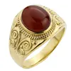 Gold-Red agate