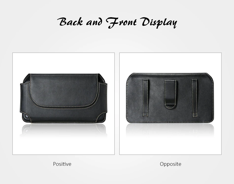 PU Leather Pocket For iPhone 6 6S 7 Mobile Phone Bag Belt Hook YYF (3)