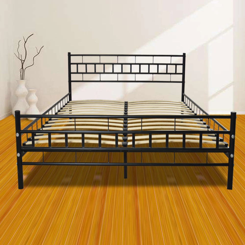 King Size Metal Bed Frame with Slat Dropshipping King Size Metal Bed Frame with Slat Dropshipping