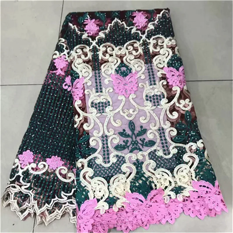 

2019 New Design Nigerian Lace fabrics 2019 African Swiss Voile Lace High Quality Swiss Voile Lace in Switzerland For Wedding