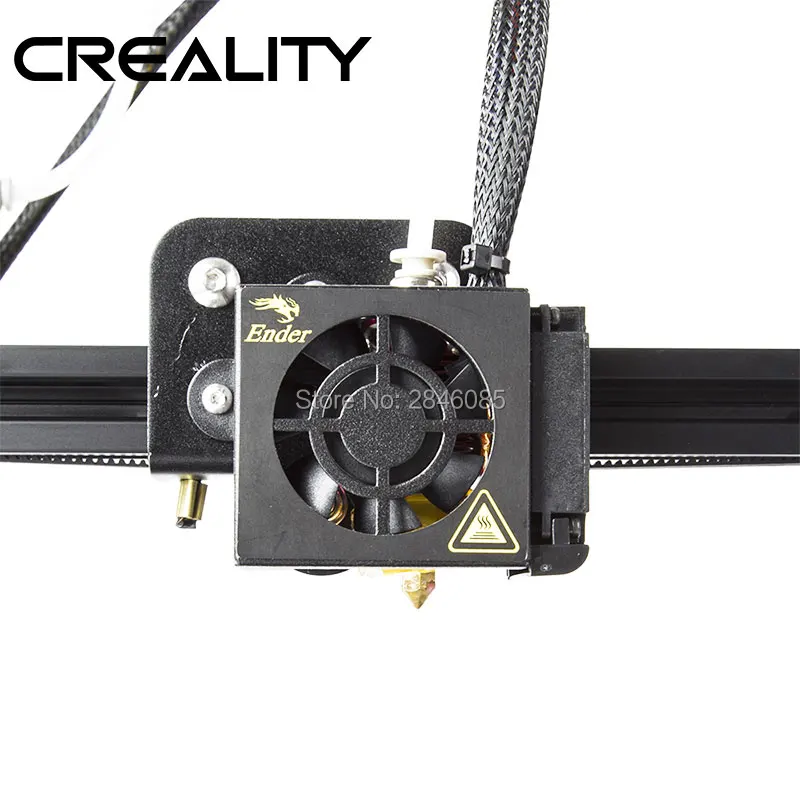 CREALITY 3D Полный Собранный экструдер наборы с 2 шт. вентиляторы крышка вентилятора для Ender-3 3d принтер