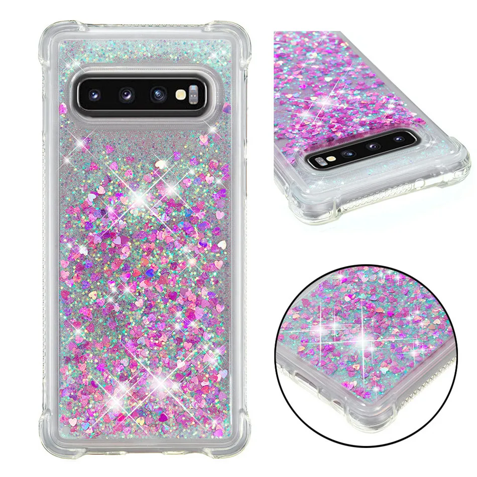 

For Samsung Galaxy A10 M10 M20 S10 S10E S9 S8 A7 J4 J6 A6 A8 Plus 2018 Soft Silicone Case Quicksand Ultra Thin Cover Bag P03Z