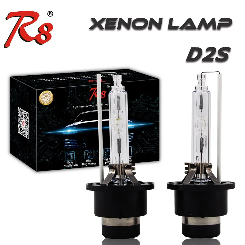 R8 2 шт./лот автомобильные фары Xenon D2 D2S HID лампа 4300K 6000K 8000 K белый хит продаж OEM