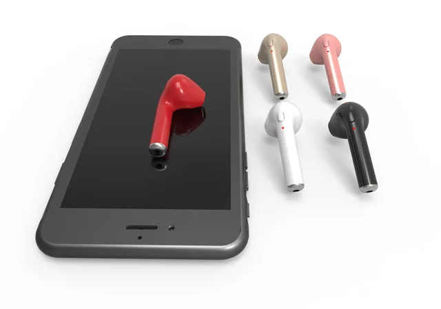 Hot i7 TWS Twins Wireless Earphones Mini Bluetooth V4.2 Earbuds Stereo Headset Headphone Earpiect Earset For Iphone X 5S 8 PLUS 7 plus 7 6s 6 plus Galaxy S8 Samsung Xiaomi Huawei Meizu LG PC Girl Children Women ( (3)