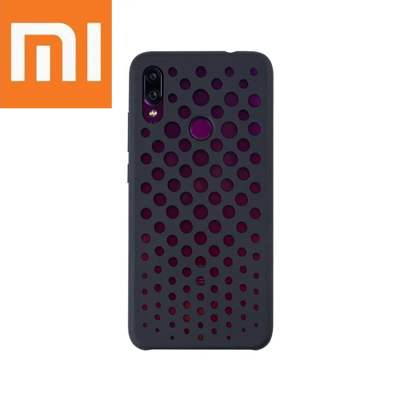 

Original Liquid silicone Xiaomi Redmi Note 7 Hole Protection Shell Hollow Mobile Shell Protection Shell Anti-sweat and Anti-skid