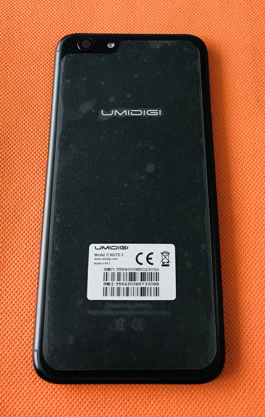 Б/у защитный чехол для аккумулятора+ объектив камеры для UMIDIGI C NOTE 2 MTK6750T Восьмиядерный 5,5 дюйма FHD