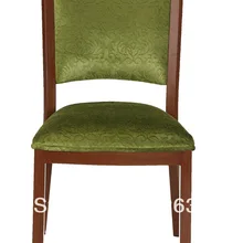 Стекируемые текстура древесины Алюминий стул банкета, прочная ткань с высокой стойкостью к истиранию, удобные