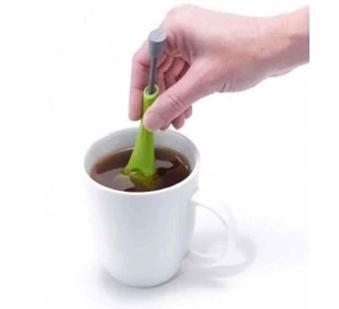 Встроенный Плунжер для заварки чая, здоровый интенсивный вкус, многоразовый пакетик для чая, пластиковый ситечко для чая и кофе, измерительный вихревой крутой перемешивание и пресс