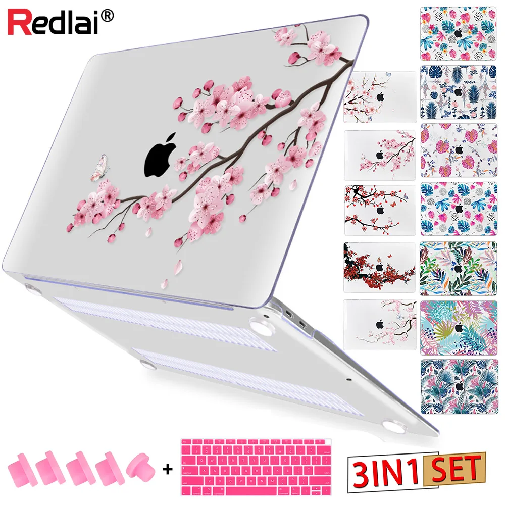Cópia de Cristal Floral Capa Dura para Macbook ar Pro Retina 11 12 13 15 16 Polegada Barra Toque A2338 A2251 ar 13 2023 A2179 A2337