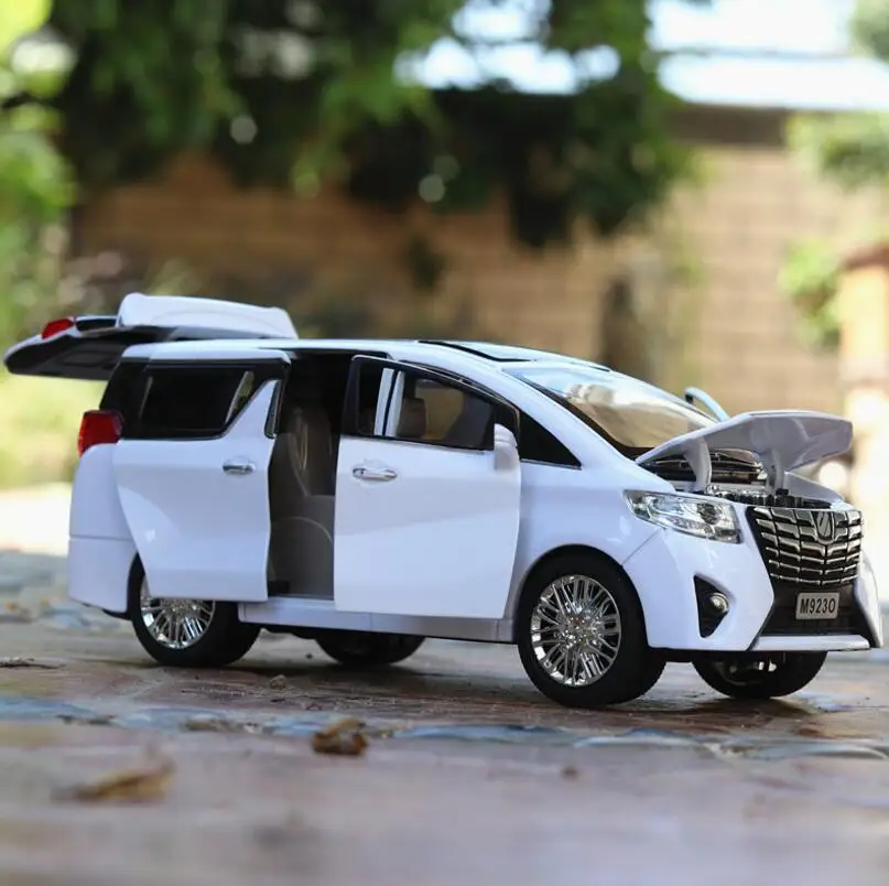 1:24 Литые и игрушечные автомобили Alphard модель автомобиля со звуком светильник