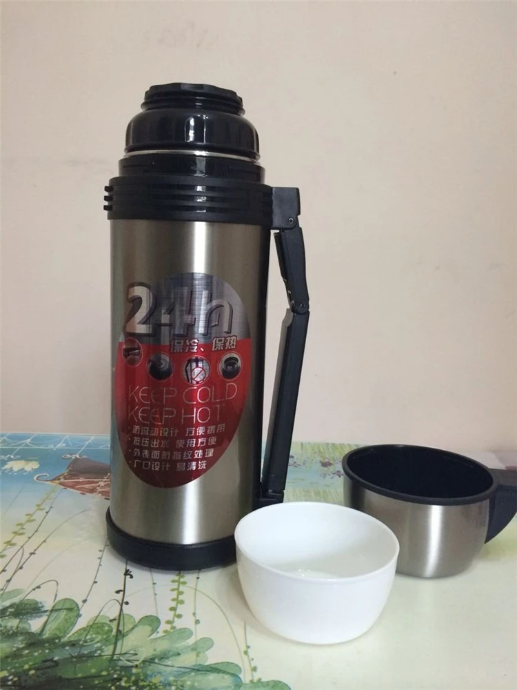 2.0 L (63 Oz) Top Brand Quality Vacuum Thermos Bottle Flask Stainless Steel Travel Outdoor Keep Hot Coffee Tea Cool Beverage | Дом и сад