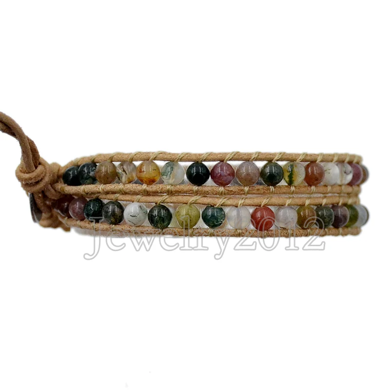 001-1 Indian Agate 2turns b