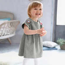 Little maven/Летний красивый костюм принцессы для детей от 2 до 7 лет платье с вышивкой для девочек; нарядное детское платье для маленьких девочек