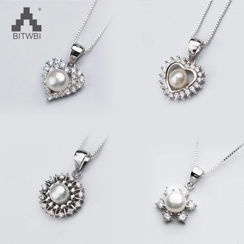 

Hot Sale 925 Sterling Silver Klassische & Fashion Natural Freshwater Pearls Pendants Jewelry Accessories for Necklace