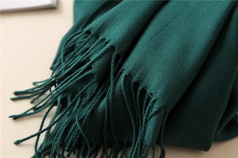 Écharpe en laine cachemere, grande taille et très chaude 3 (31)