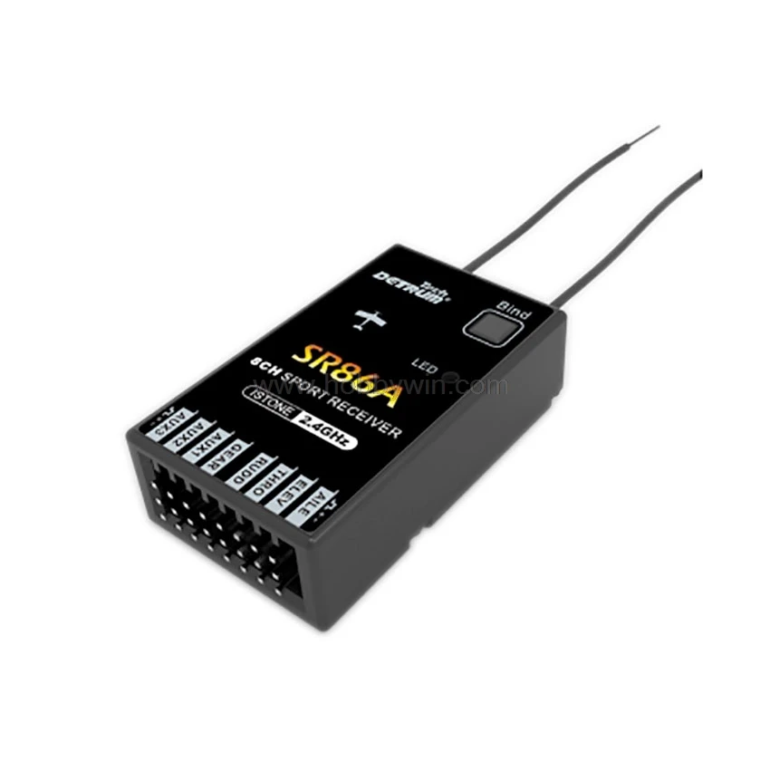 Dynam Detrum SR86A 8CH 2 4G стабильный Приемник 6 осевой гироскоп 3 16 В ШИМ 71 Гц Выход для