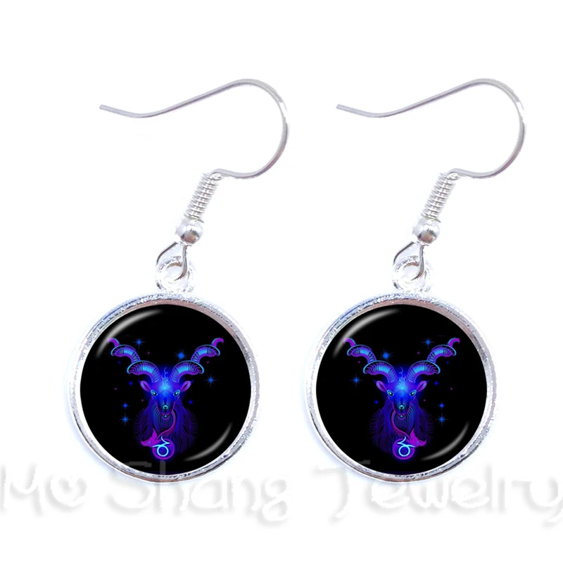 

Libra/Scorpio/Sagittarius/Capricorn/Aquarius/Pisces Glass Dome Constellations Earrings wholesale