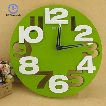 

Wall Clock Round Big 3d Large Decorative Modern Design Digital Watch Hanging On The Wall Kitchen Wall Clock Home Decor