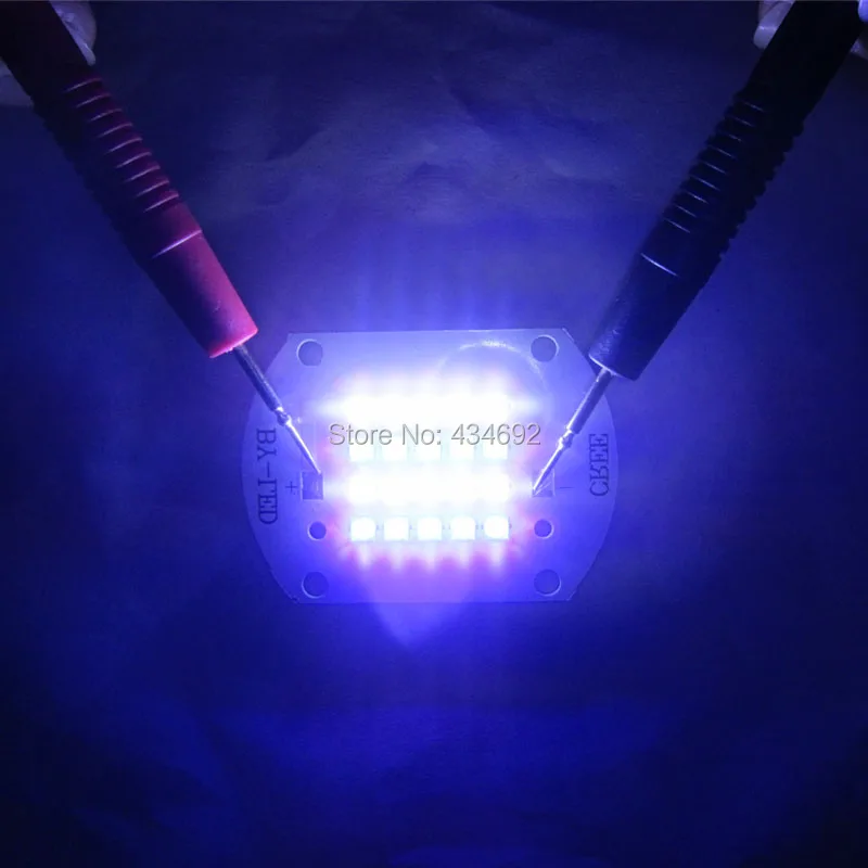 100 Вт Cree XLamp XT E XTE Королевский синий 455 нм + белый 6000 К светодиодный излучатель