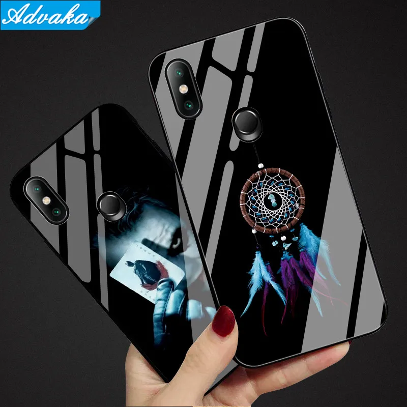 

Advaka Soft TPU Edge Protective Case For Xiaomi Mi5X / Redmi Note 5 Pro Back Glass Case Coque Fundas For Redmi Note5 Pro Case
