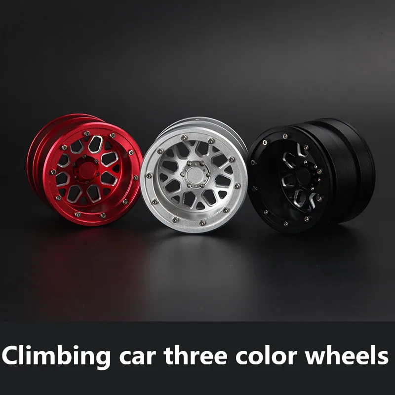 

One PCS D1RC Simulation Climbing Car Aluminum Alloy Metal Wheel Fit Ghost SCX10 TRX-4 2.2-inch KM2 Generation