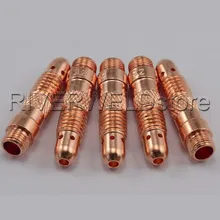 TIG КИТ цанговые органы 10N31 1/1" 1,6 мм Fit TIG Сварочные горелки SR Пта DB WP 17 18 26 серии расходные материалы аксессуары, 5PK