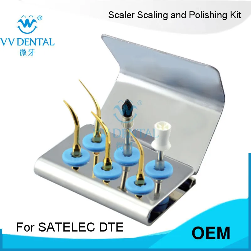 

2 sets SSKG scaler standard kit compatible with ultrasonic piezo scaler SATELEC WOODPECKER DTE HENRY SCHEIN S-Series GNATUS