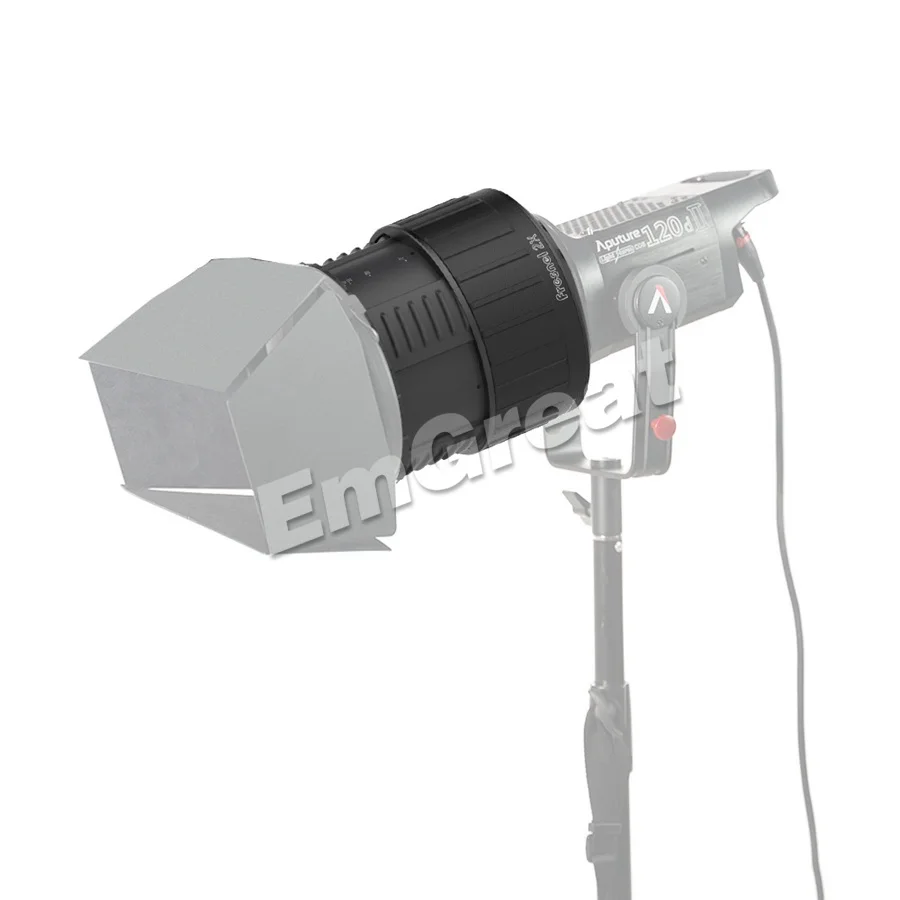 Aputure Fresnel 2x Bowen-S Mount светильник Многофункциональный светильник инструмент для формирования формы ваш светильник использовать для LS C120 300d Spot Lens