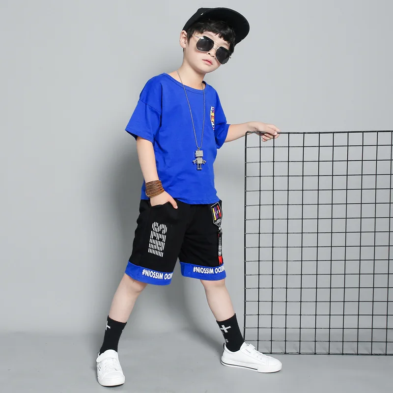

2 Piece Baby Boy Summer Clothes Summer Boy Clothing Set Suits Cotton 2019 Fashion Casual Sport Short Sleeve T Shirt And Pants
