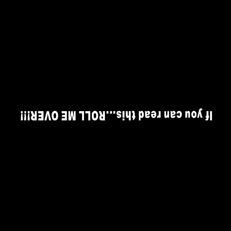 QYPF 25 см * 1 5 Виниловая наклейка для окон автомобиля с интересным описанием слов