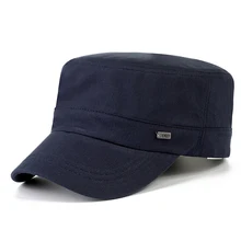 Военная Кепка головные уборы для мужчин и женщин хлопок сплошной цвет черный армия гладкая Кепка дамы военный Регулируемый головной убор Размер костяная мужская шляпа от солнца