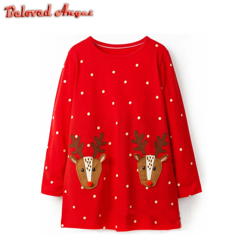 Г. красное рождественское платье для маленьких девочек, Детский новогодний костюм Санта-Клауса Детские праздничные платья для девочек, От 1 до 6 лет одежда для малышей