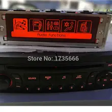 Oryginalny czerwony wyświetlacz ekran obsługujący USB Bluetooth monitor klimatyzacji radio 12pin dla Peugeot 307 407/408 citroen C4 C5