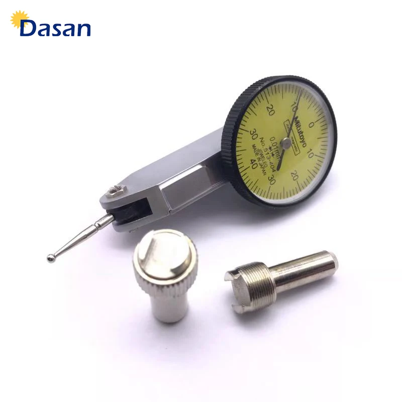 

1PCS 0-0.8mm Dial Test Indicator 0.01mm Dial Indicator Vertical Analog Dial Gauge Indicator Shockproof waterproof