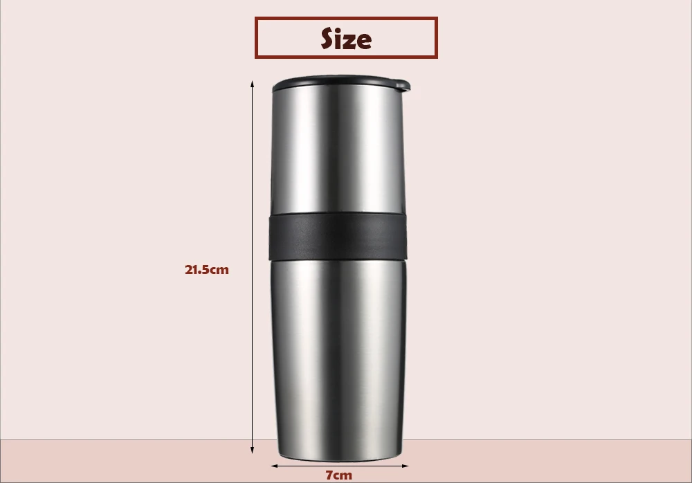 Многофункциональная ручная кофемолка Вакуумная чашка все в одном ультра уличная портативная кофеварка с вакуумным герметичным стаканчиком