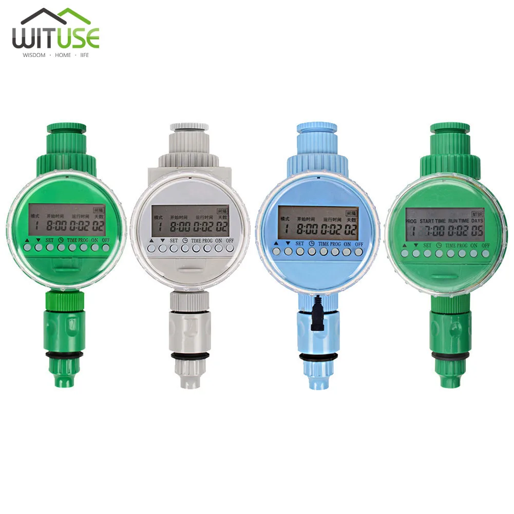 

Automatic Electronic Garden Greenhouse Home Ball Valve Water Timer Digital LCD Display Auto Irrigation Controller System