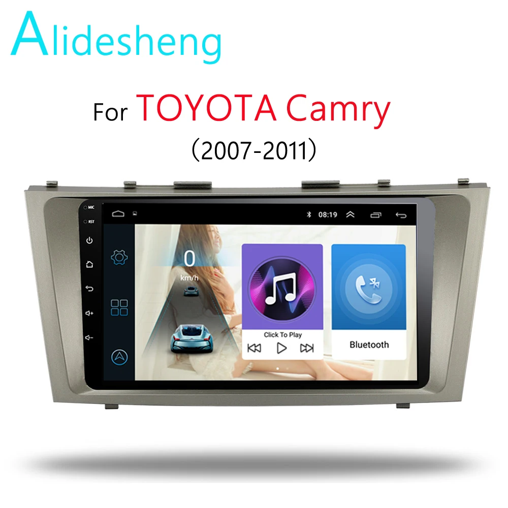 

2.5D 2Din Android 8.1GO car dvd Multimedia player GPS for Toyota Camry 2007 2008 2009 2010 2011 navigatio WiFi Bluetooth