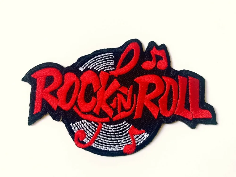 

Custom embroidery Patches Music biker band Sew Iron on badge can be customized factory direct no MOQ