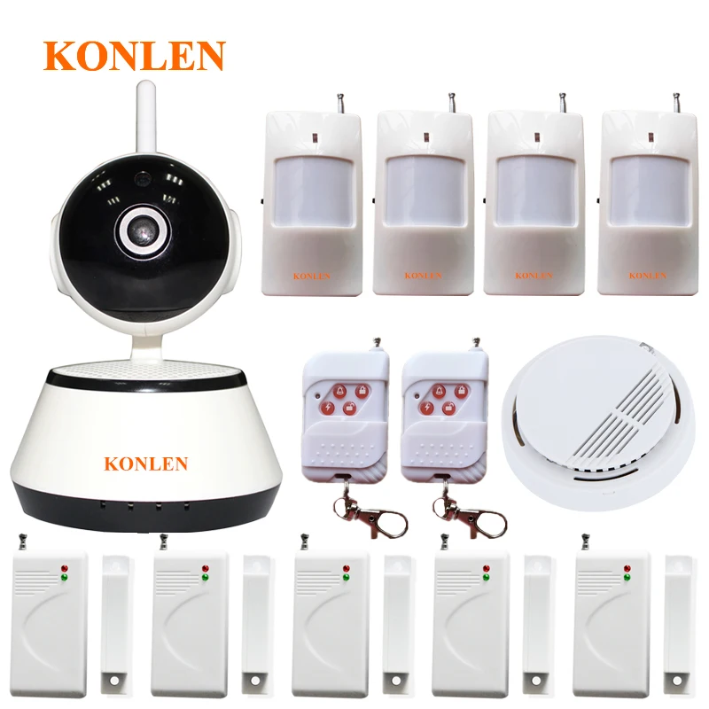 Android IOS WIFI охранная сигнализация CCTV IP камера система Беспроводная для Дома