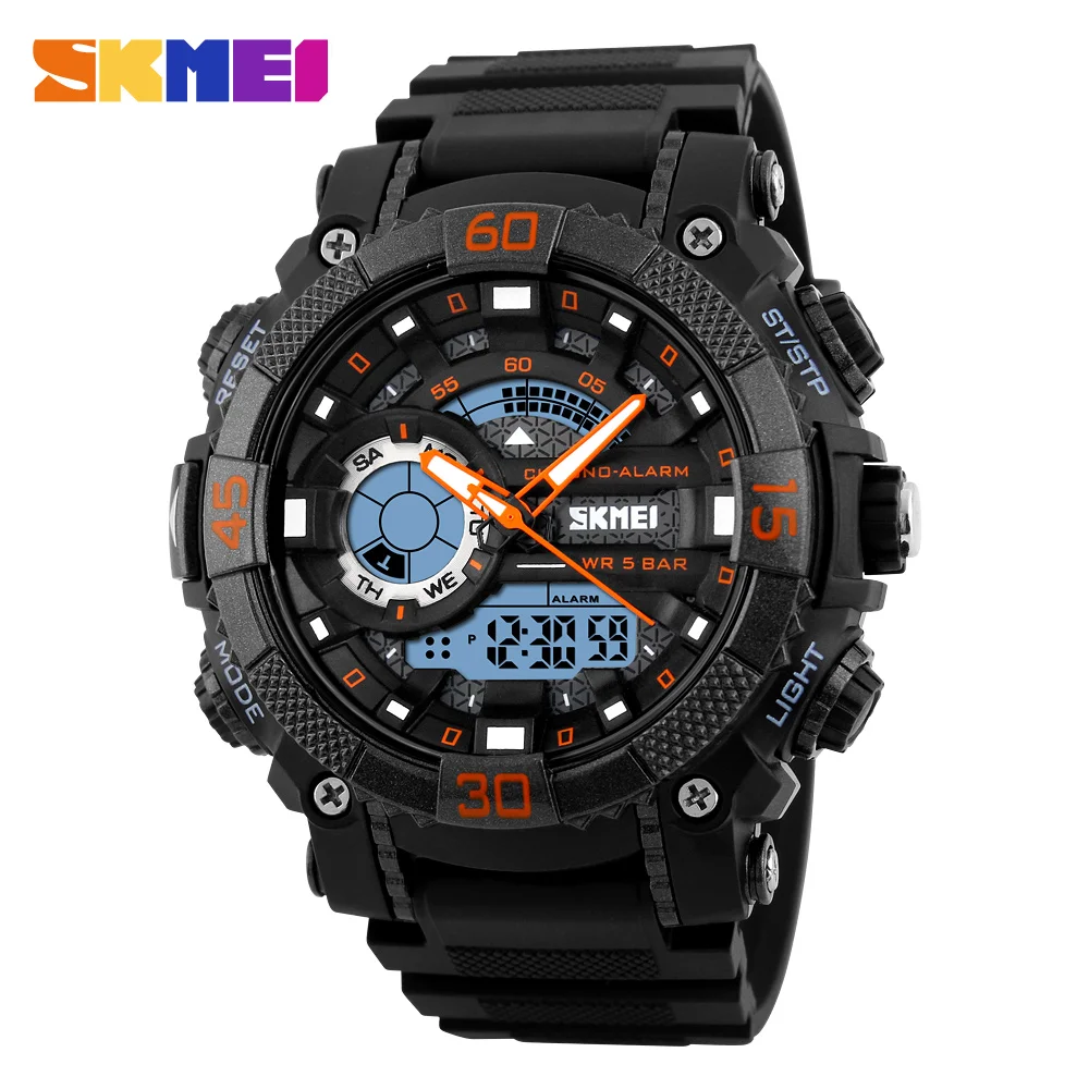 Mens Watches Top Brand Luxury Men Military Watches LED Digital Analog Quartz Watch Sports Wrist wat