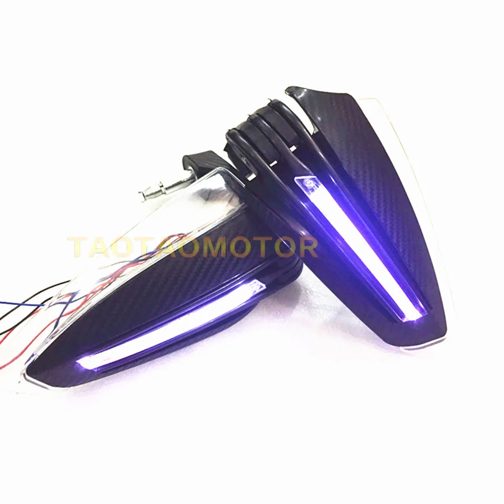 7/8 &quotмотоциклетный руль защита для рук со светодиодными поворотниками Для KAWASAKI