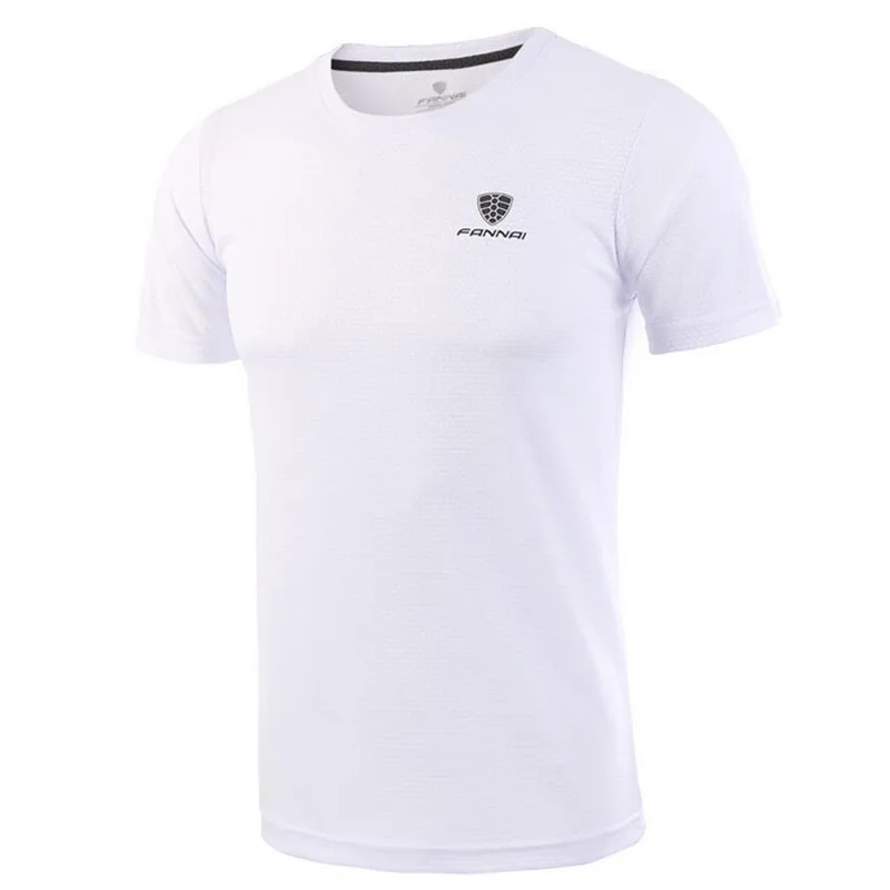 Мужская брендовая теннисная рубашка для спорта на открытом воздухе, бега, тренировок, пробежек, одежда для фитнеса, футболки для мужчин, футболки с коротким рукавом для бадминтона, топы - Цвет: C8