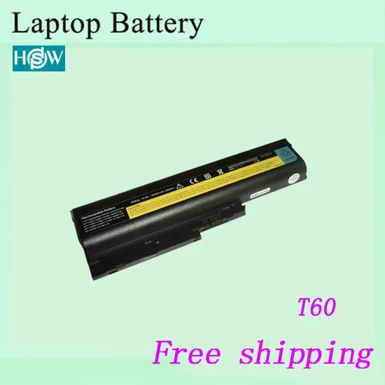 Для IBM T60 Аккумулятор для ноутбука Lenovo R500 R61 R61e R61I T500 T61 T61 6457 T61p W500
