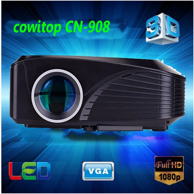 2015 мини-проектор full hd ready 1080 P 1800 Люмен с WI-FI HDMI/TV/DVB | Электроника