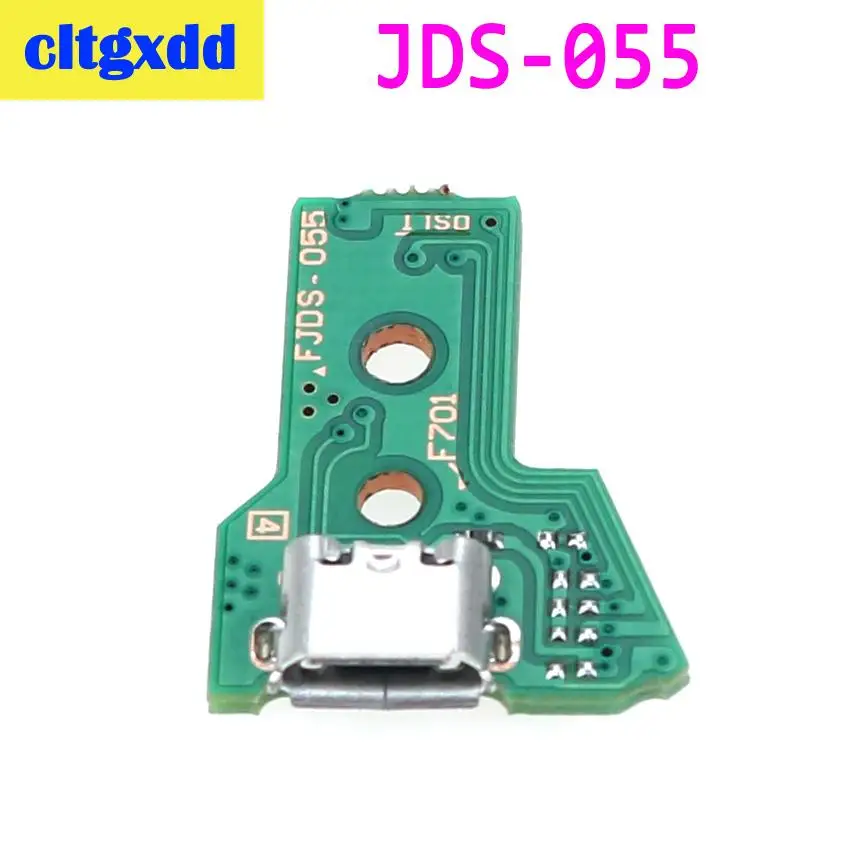 Cltgxdd для PS4 контроллер usb порт зарядки разъем платы 12Pin JDS 001 011 030 040 055 14Pin 001 соединительный кабель - Цвет: 055