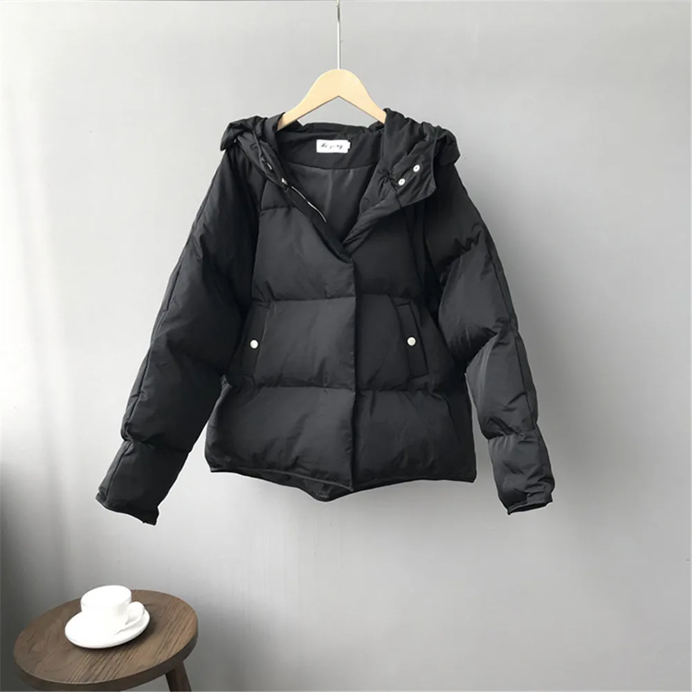 Winter Warm Teenage Girls' Thicken Coat 2018 Cotton Padded Women Hooded Coats Casual Parkas Thick Jacket Coat Hoodies Z8879 (16)