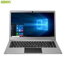 BBEN Ultraslim Laptop Windows 10 Intel N3450 Intel HD Graphics Quad Core 4GB RAM 64G eMMC M.2 SSD 14.1 Notebook Laptops IronGray