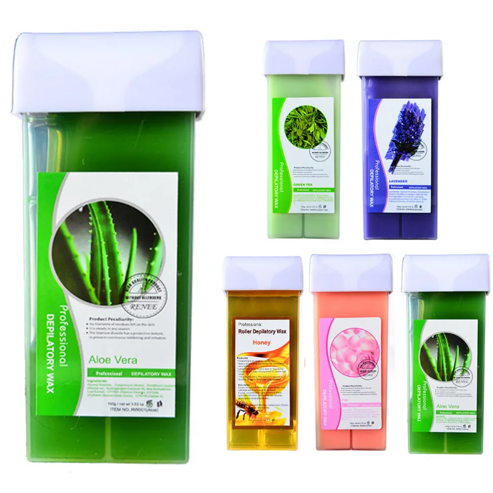 Depilatory Wax Depilatory Waxes Warmer Heater Waxing Hair Removal 5 Kinds Of Scents for All Types of Skin