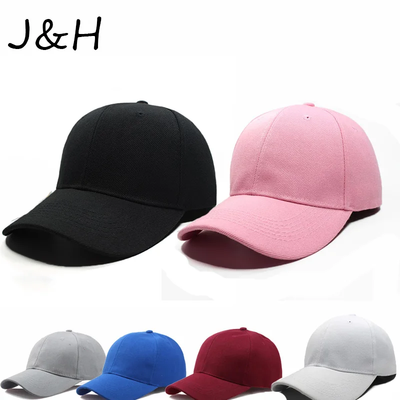 

High Quality Plain Curved Sun Visor Baseball Cap Hat Solid Color Fashion Adjustable Caps Snapback Sport Hip-Hop Hat